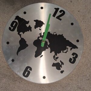 IKEA Presbyterian World Map Wall Clock